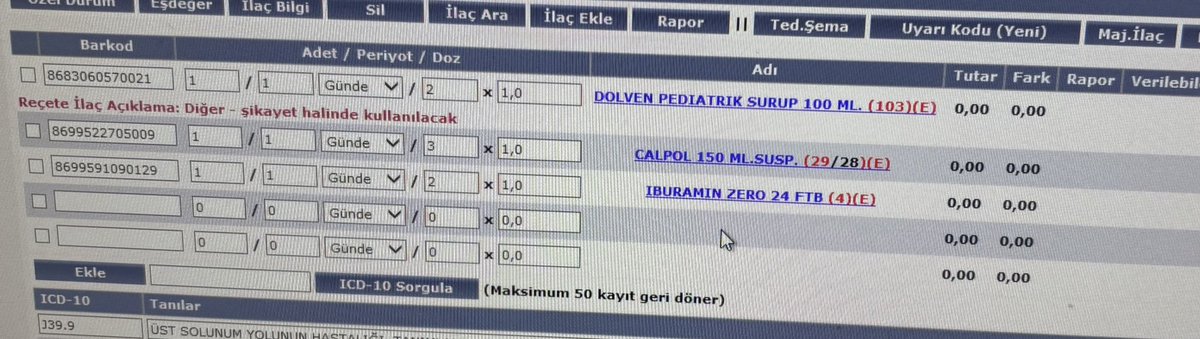 ne yazıyosa verin diyorlardı 3 yaşındaki çocuğa tablet de verelim mi toz haline getirip içirirler artık..eczacı düşmanlığınızdan vazgeçin artık bizim doktorlar yeni, hata olduğunda arayıp düzelttiriyoruz hasta fark etmiyo bile ama her eczacı bunu yapmak zorunda değil <a href="/hekimsen/">Hekimsen</a>