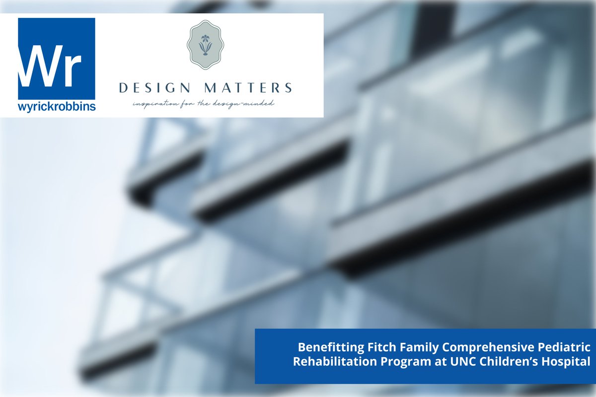 We are proud to support Design Matters, benefitting Fitch Family Comprehensive Pediatric Rehabilitation Program at UNC Children’s Hospital. This multi-day event celebrates design, art, and lifestyle, featuring lectures, curated pop-up shops, and floral demonstrations.