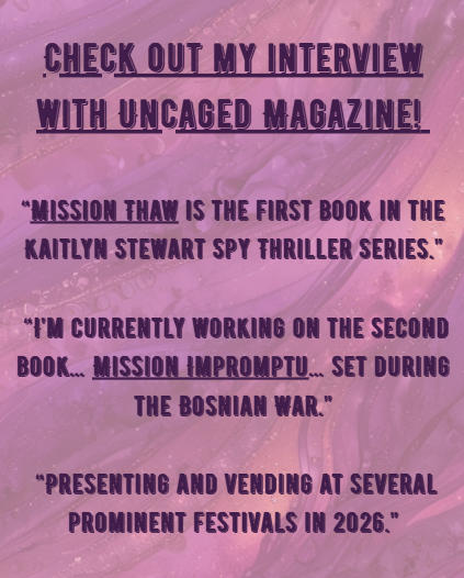 MissionThaw's tweet photo. https://t.co/vJ1tfS4rfy

#spy #coldwar #books #espionage #thriller #women #uncagedmagazine #female #booktok #breaktheglassceiling #missionthaw #cia #international #opera #operasinger #patriot #american #spies #americanhero #feminist #feminisim #feministauthor #feministnovel https://t.co/RpvgWvRMOS