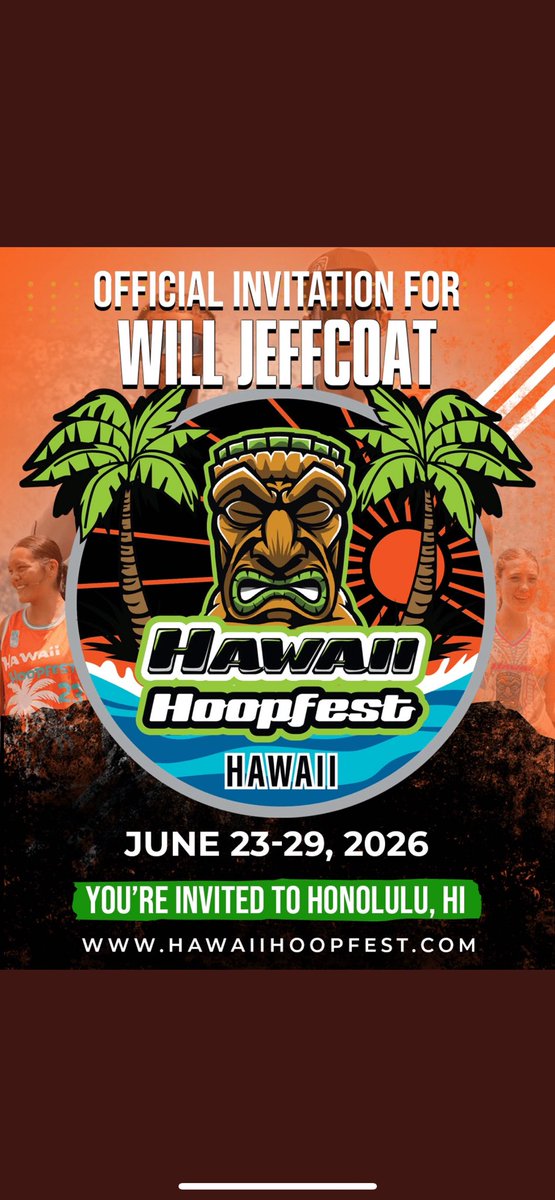 Really thankful for being invited to the Hawaii Hoopfest!