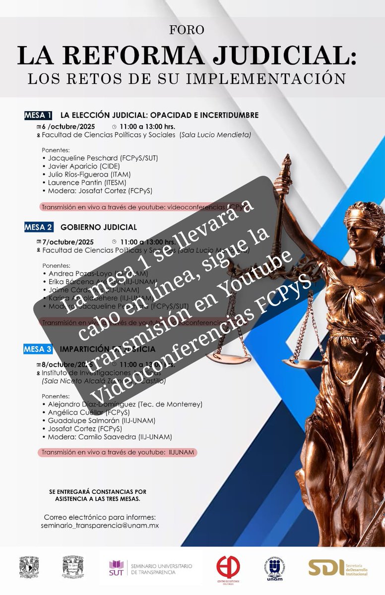 Seminario Universitario de Transparencia tweet media