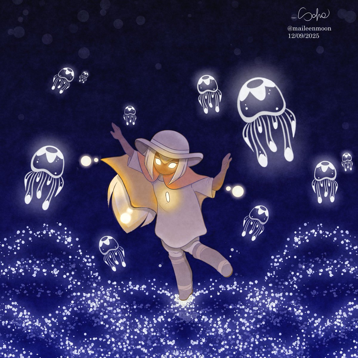 Dancing with the jellyfish
#art #fanart #sky #skycotl #thatgamecompany #thatskygame