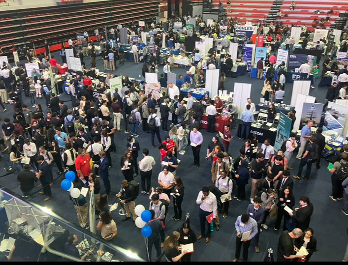 I guess this is why NJIT job fairs look like this…

According to the newly released Wall Street Journal/Statista “2026 Best Colleges” rankings:

No.1 for Best Salary among public institutions in New Jersey 
No. 25 for Best Salary among all universities nationally