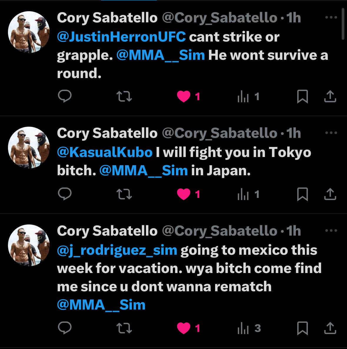 UFC Sim News tweet media