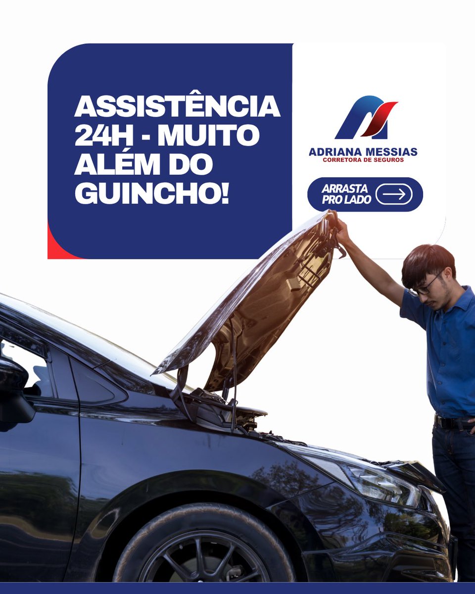 ASCorretora's tweet photo. Imprevistos acontecem — mas com o seguro certo, você nunca fica na mão! 💪

A Adriana Messias Corretora tem planos completos pra garantir sua tranquilidade em qualquer situação.

👉 Arrasta pro lado e descubra tudo o que a assistência 24h pode fazer por você!

#Seguro https://t.co/4wPPfEZJKv