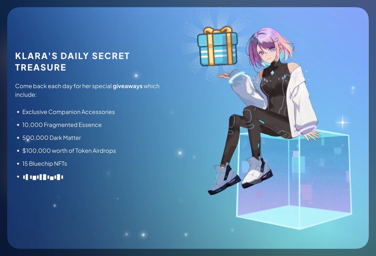 gomtu_xyz's tweet image. Are you active on daily claims on @Kindred_AI ?

idk if anyone won any of these 15 bluechip nft or companion accessories, but I got some dark matter today :)

hopefully this adds up to the future airdrop

if you haven&apos;t joined yet, join from the link below!…
