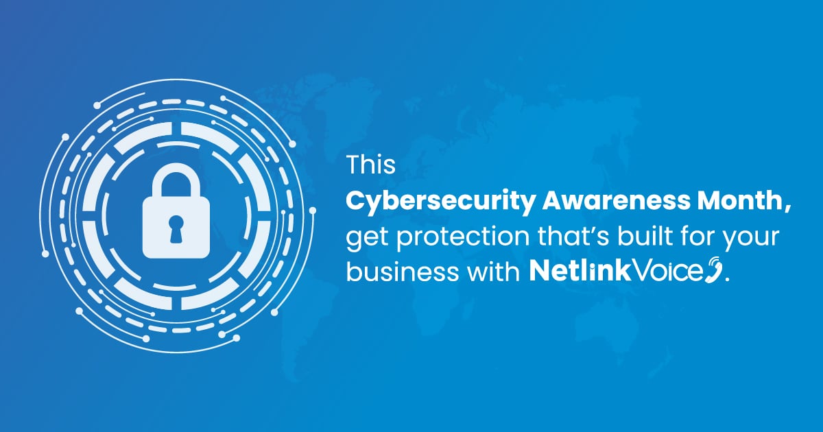 Netlink Voice provides tailored cybersecurity protection, from advanced firewalls to managed endpoint defense and more, backed by a team that’s always on call. Get started: hubs.li/Q03Ml9y30
#NetlinkVoice #Cybersecurity #CybersecurityAwarenessMonth #KnowBe4 #ManagedSecurity