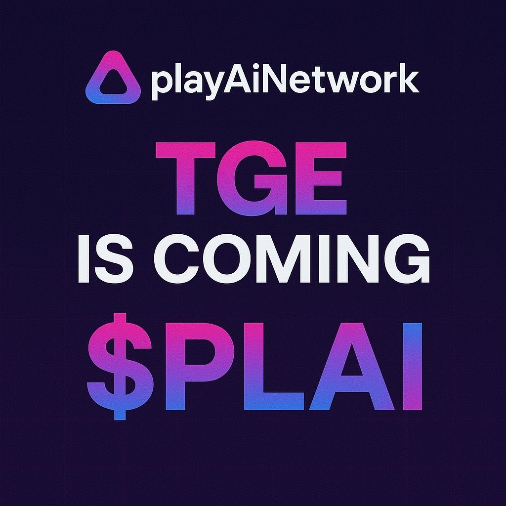lairdd00's tweet image. I preach PlayAI
I yap PlayAI

gPlay believers 
we grow. 
we build. 
win together.

@playAInetwork is the first orchestration layer between Crypto and AI, your command center for everything happening across the onchain world.

$PLAI TGE is coming
