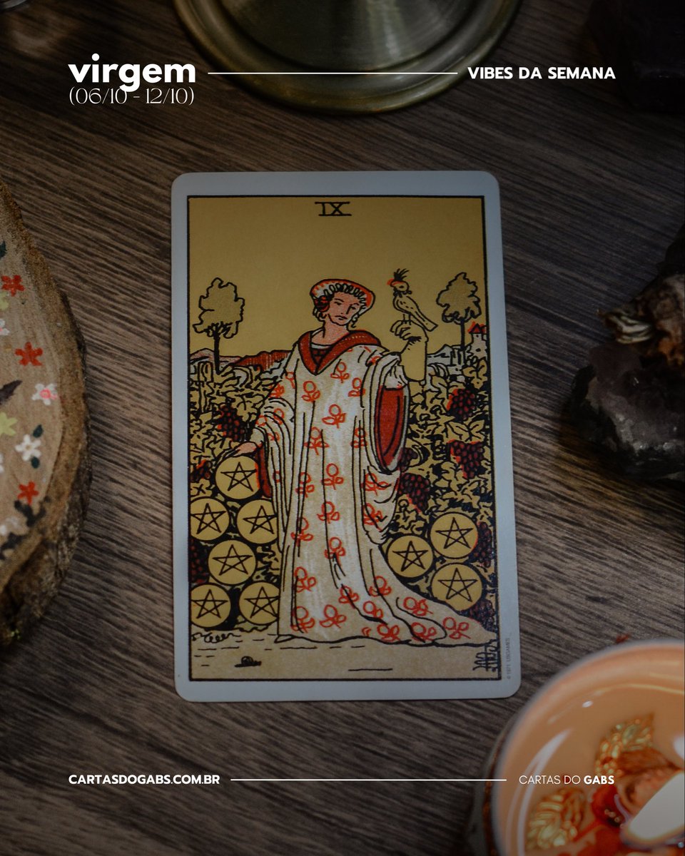 ♍️ Semana para VIRGEM:
 Semana de prosperidade, colheita dos frutos! Reconhecimento pelo que você vem construindo. É uma semana boa pra cuidar de si, do corpo e do seu espaço. Valorize o seu valor. Você trabalhou por isso. Agora, aceita o que é seu. Essa semana traz