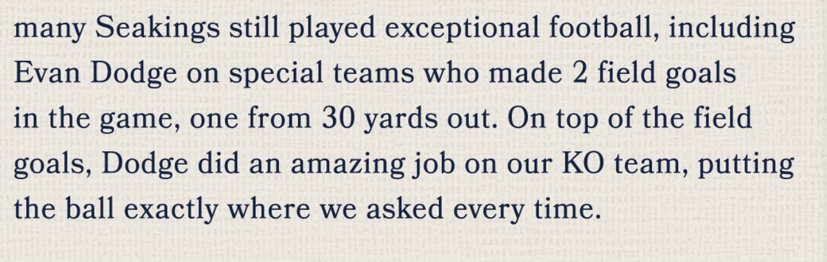 EvanDodge28's tweet photo. Another special teams player of the week nod. Grateful. @CDMFOOTBALL @KohlsHighlights https://t.co/48YuTCkfje