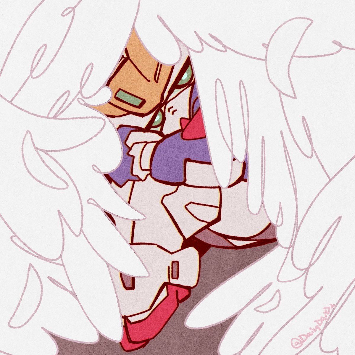 DaisyDaiD2's tweet image. 羽 #gundam #ガンダム #fanart #drawing