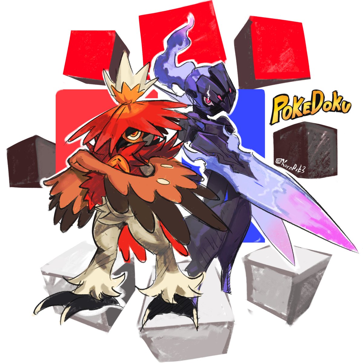 KornArt3's tweet image. GOT TO MAKE A PUZZLE FOR @poke_doku_ 
THANKS FOR HAVING MEE !!