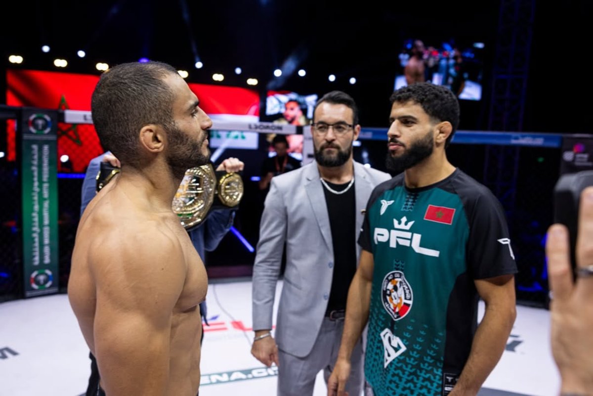 Lightweight Final <a href="/PFLMENA/">PFL MENA</a> 2025

Salah Eddine Hamli (10-0) 🇲🇦vs 🇮🇶Mohammad Fahmi (6-0)
Undefeated rising stars collide in LW final !
- Hamli is a former training partner of Ilia Topuria. After conquering the Spanish MMA scene, he joined PFL MENA and finished both opponents by