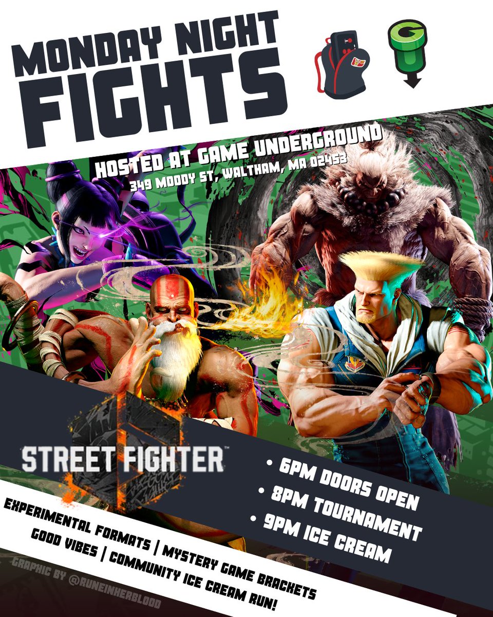 Monday got you down? 
Come out to <a href="/GameUnderground/">Game Underground</a>