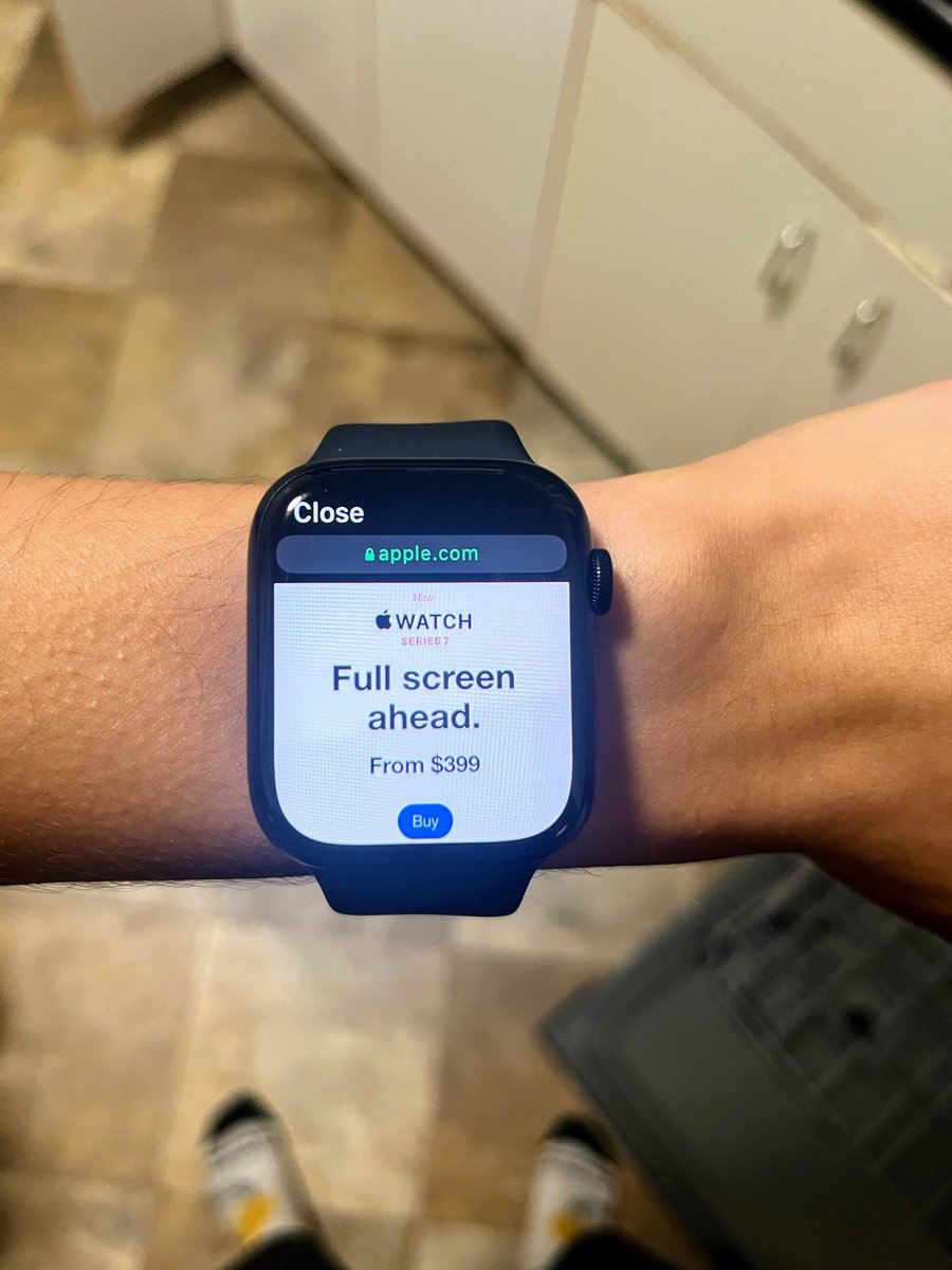 have u ever bought an apple watch with an apple watch?

insane tech