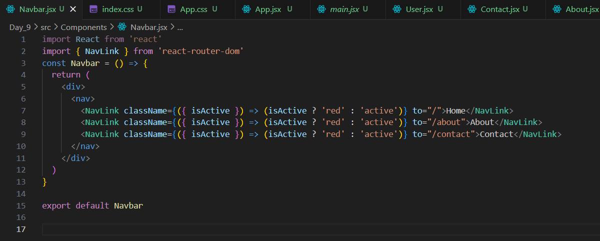Sanjogshar49's tweet photo. #LearningUtsav2025 🚀 | Day 9
Explored React Router — it’s different from traditional webpages as it enables seamless navigation without any page reloads! ⚛️💨
Learned routing setup, dynamic routes & active link styling 🎯
#LUD9 #ReactJS #ReactRouter
#FestivalOfLearning https://t.co/6KpTcFwpVq