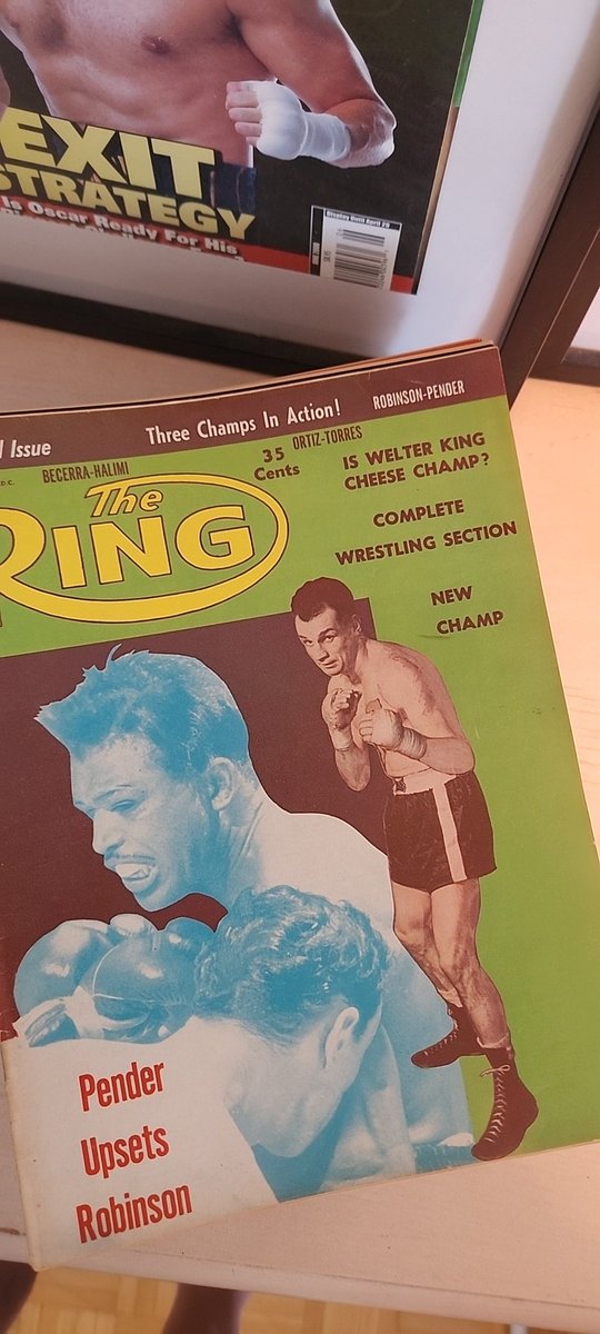 #MySportsMagazine 
<a href="/ringmagazine/">Ring Magazine</a> 
April 1960
Special Issue 
The Champions in Action
Pender Upsets Robinson 
Complete Wrestling Section 

#Boxing #Magazines