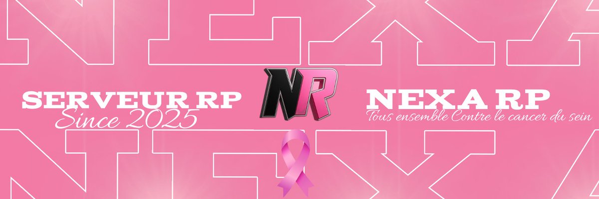 Nexa_Rp's tweet photo. NexaRP dans le thème d’Octobre Rose !

Bien entendu, nous n’oublions pas la cause du mois d’octobre : Octobre Rose !
C’est pourquoi, durant tout le mois, Nexa se parera des couleurs de cet événement, en soutien à la lutte contre le cancer du sein. 💗

#OctobreRose #NexaRP https://t.co/B7S8q0Of2K