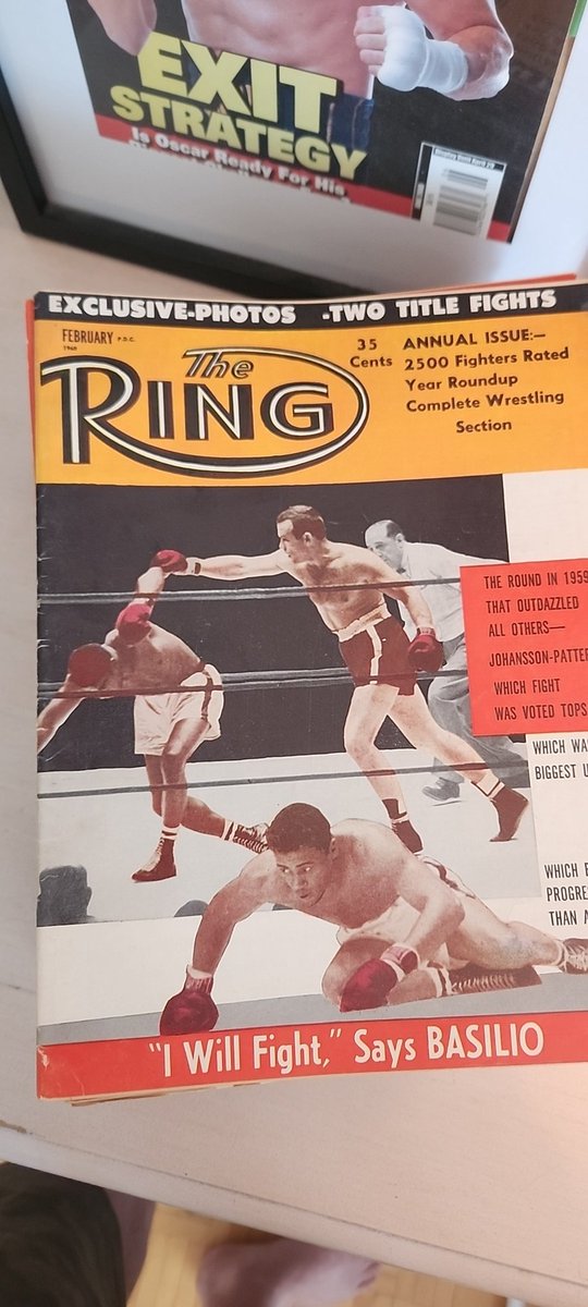 #MySportsMagazine 
<a href="/ringmagazine/">Ring Magazine</a> 
Feburary 1960
Exclusive Photos
Two Title Fights
Annual Issue -
2500 Fighters Rated

#Boxing #Magazines