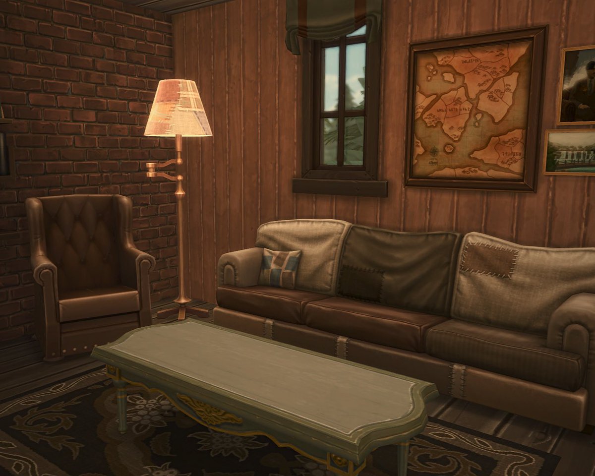 #EAPartner Base Game + Werewolves cabin 🌲🌳 full video on my yt: youtu.be/mM8RG-m8ueg?si… #thesims4