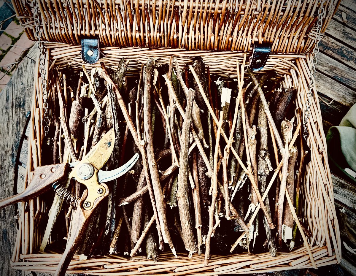 For me, the pleasure of making up a new basket of kindling is hard to beat.