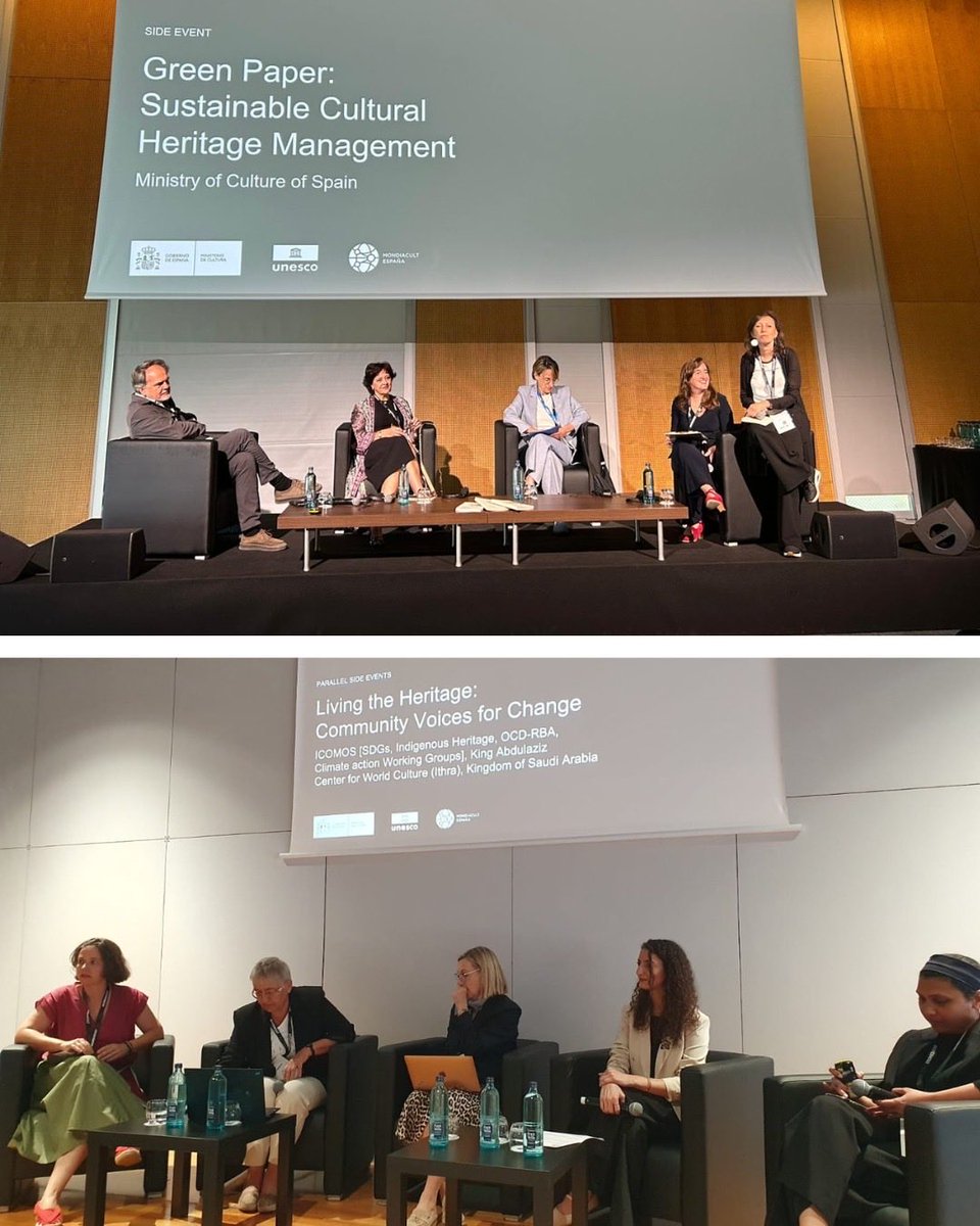 ICOMOS_esp's tweet image. ¡🧵Sobre #ICOMOS-España en #MONDIACULT #Mondiacult2025!

En Barcelona, participamos en dos sesiones clave sobre #patrimonio y sostenibilidad , con José Alberto Alonso y Ángela López Sabater, con los siguientes títulos 👉 👉