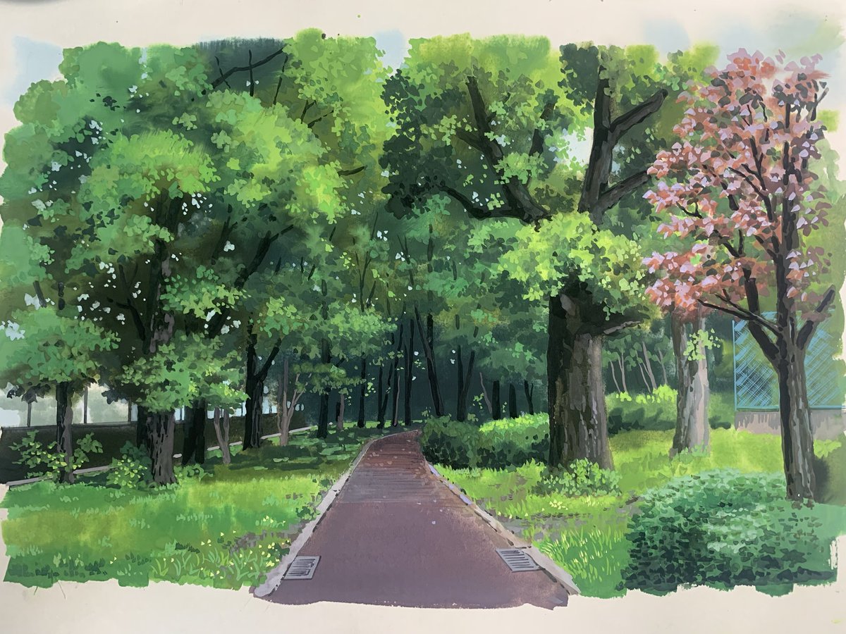 アニメ聖地巡礼絵画⑤ 君の名は　水彩画＋塗り絵用2枚　額縁25㎝×34㎝　背景画 H-77 鳳凰堂の暮雪 | 創業1909年 川瀬巴水 版元の銀座 浮世絵