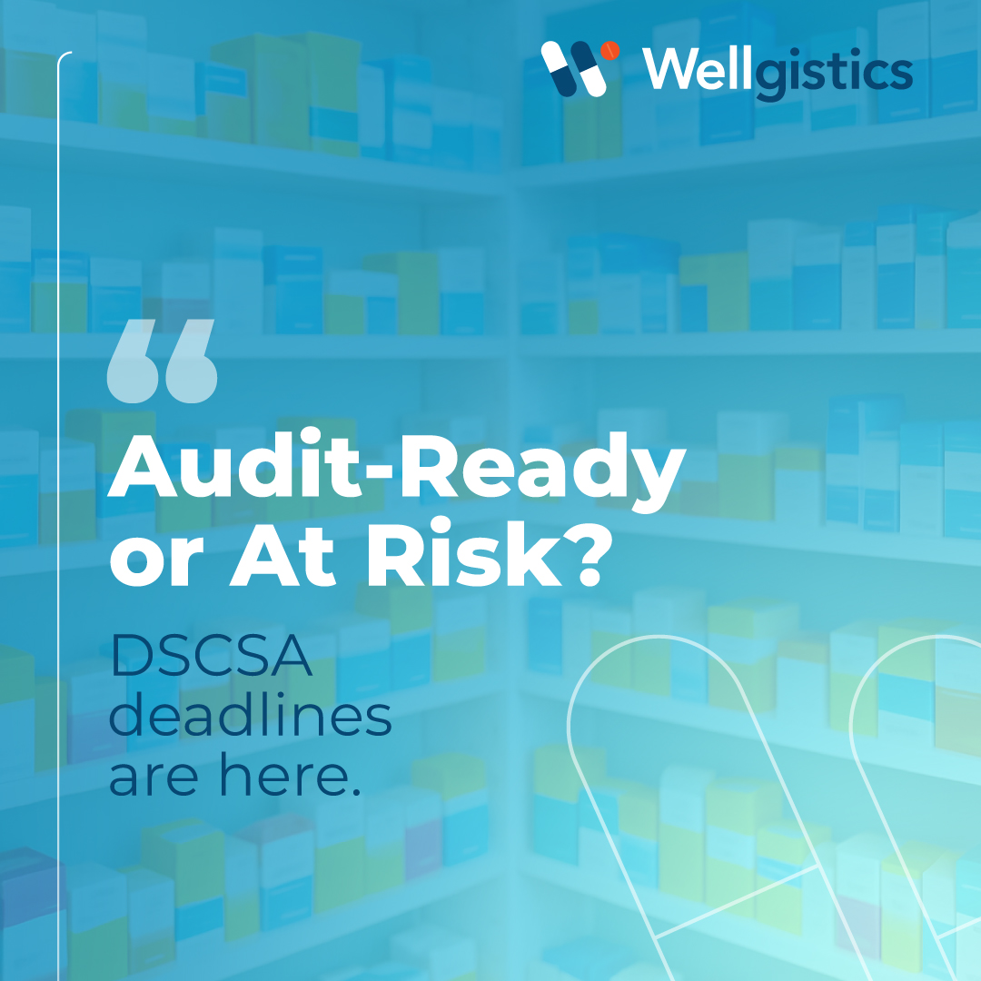 DSCSA deadlines aren’t optional.

Pharmacies must be prepared to show clean, interoperable data at any moment.
At Wellgistics, every transaction is traceable, protecting you from costly audit risks.

Partner with us to stay audit-ready.

#DSCSA #Compliance #PharmacySupplyChain