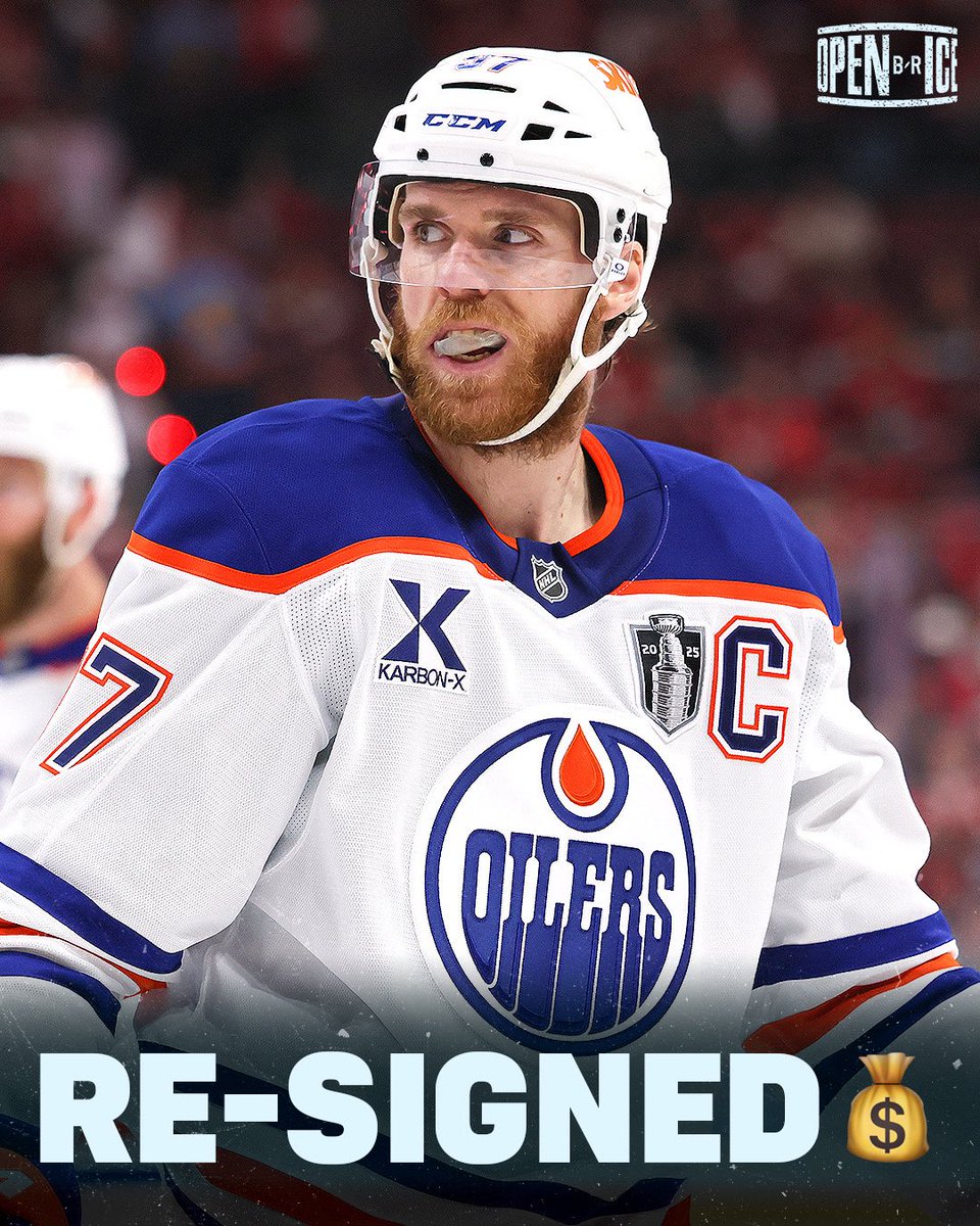 CONNOR MCDAVID HAS RE-SIGNED WITH THE EDMONTON OILERS 🚨🚨🚨