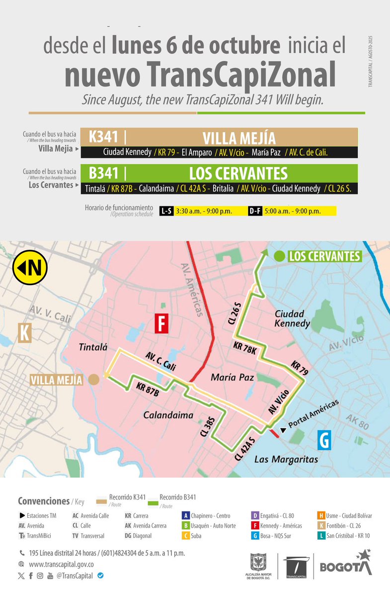 DanGamer2007's tweet photo. 🌿 Conoce los cambios de la operadora Green Movil 🌿
- Nuevos TransCapiZonales: KB341 y KL331
- Recorte y ajuste del TransCapiZonal KH310
- Ajuste del TransCapiZonal KH327
#BogotáSIBIDBus https://t.co/kyUEPEhPpG