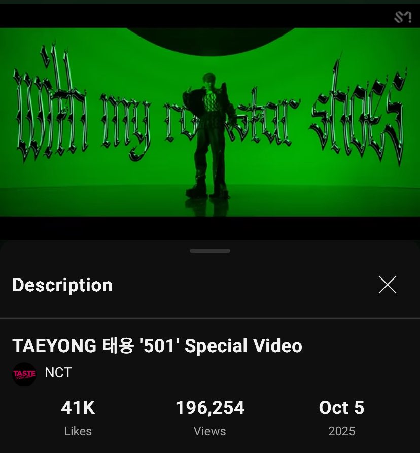 TAEYONG's '501' Special Video is less than 4k views away from reaching 200k! Keep streaming, liking, sharing, and commenting.

youtube.com/watch?v=Fj8tlP…

#TAEYONG_501