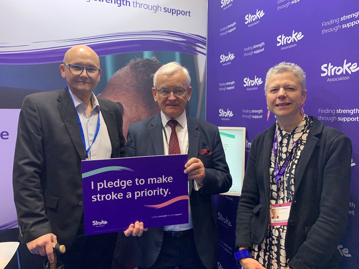Great to speak to <a href="/MartinVickers/">Martin Vickers</a> with <a href="/phil_woodford/">Phil  woodford</a> at our <a href="/TheStrokeAssoc/">Stroke Association</a> #CPC25 stand. Thanks for looking into local data and working with us to make stroke a priority