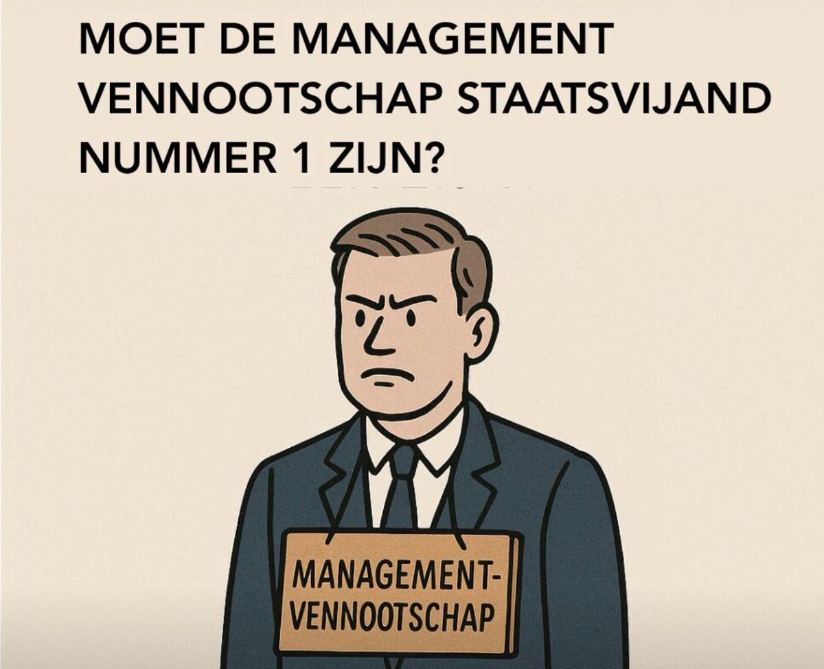 Moet de managementvennootschap écht staatsvijand nummer één zijn?
Klinkt stoer, die “rijke managers met hun minimumloon en fiscale optimalisatie” aanpakken maar in werkelijkheid is het vooral een waste of time, money and talent.

(Lees even verder voor je roept en tiert.)

👉