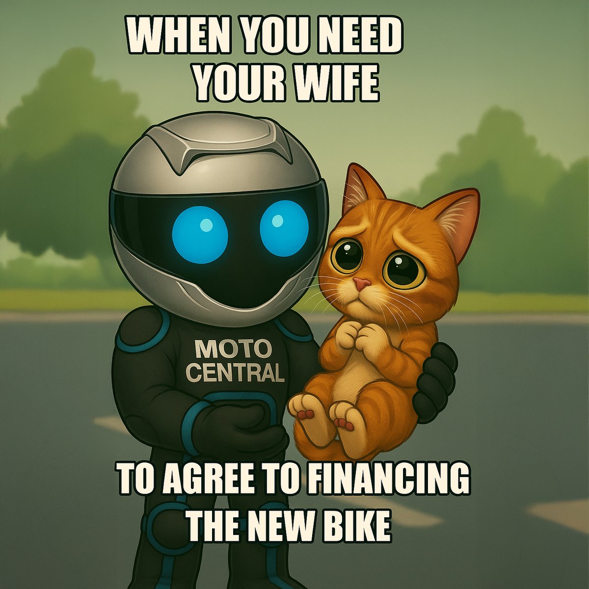 motocentralGB's tweet image. That look you give when you need your wife to nod yes for “just one more bike”.

#MotoCentral #BikeAddict #TwoWheels #BikerLife