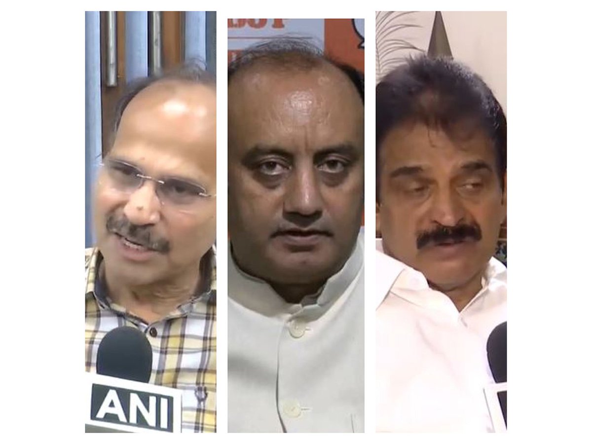ani_digital's tweet photo. BJP, Congress leaders condemn attack on CJI BR Gavai; call it an assault on judiciary and Constitution

Read @ANI Story | https://t.co/v0gFIX2lYo

#BRGavai #Sudhanshutrivedi #KCVenugopal #AdhirRanjan https://t.co/s3SGzt9BAn