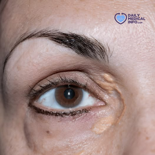 الزانثلازما (Xanthelasma) هي ترسّبات صفراء اللون، غير مؤذية، تظهر على الجفون أو بالقرب من زوايا العين بجانب الأنف، وتتكوَّن هذه الترسّبات نتيجة تجمّع الكوليسترول تحت الجلد.. وجود الزانثلازما قد يكون إشارة إلى حالات صحية أخرى، مثل: -السكري. -ارتفاع نسبة الدهون أو الكوليسترول في الدم (فرط شحميات الدم). -اضطرابات الغدة الدرقية. 
