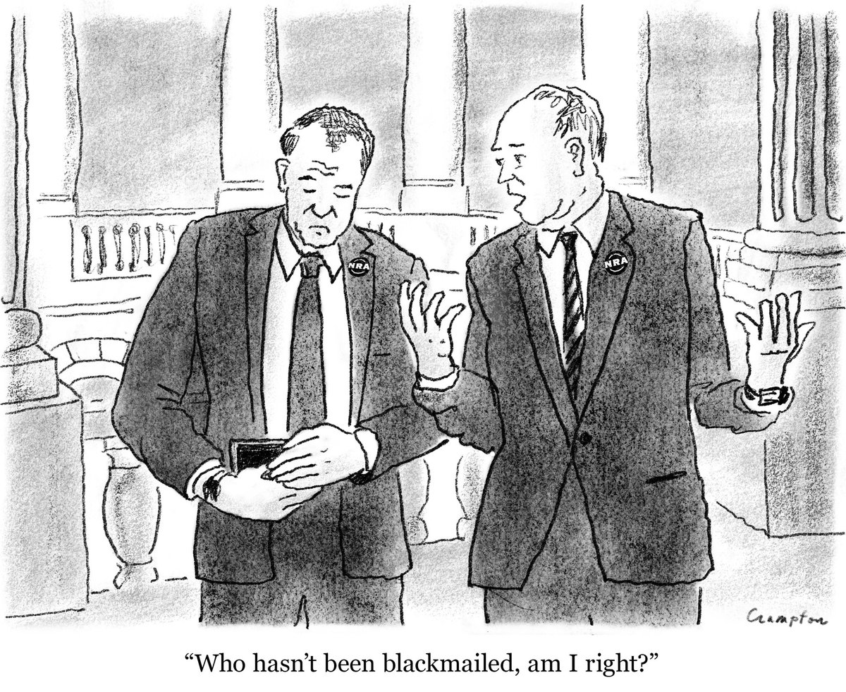 #Epstein #Blackmail #Coercion #Republican #NRA #politicalcartoons #Trump #ReadTheConstitution