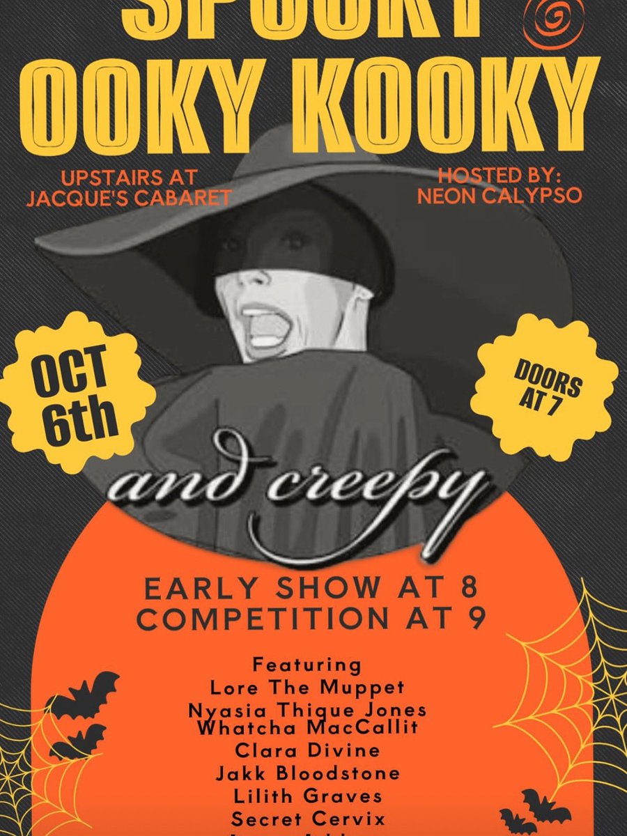 All Star Monday
Early Show 8pm
Competition 9pm
It’s a show you don’t want to miss children! Take it from the House Mother <a href="/thesydneywinter/">Sydney Madisyn Winter</a>