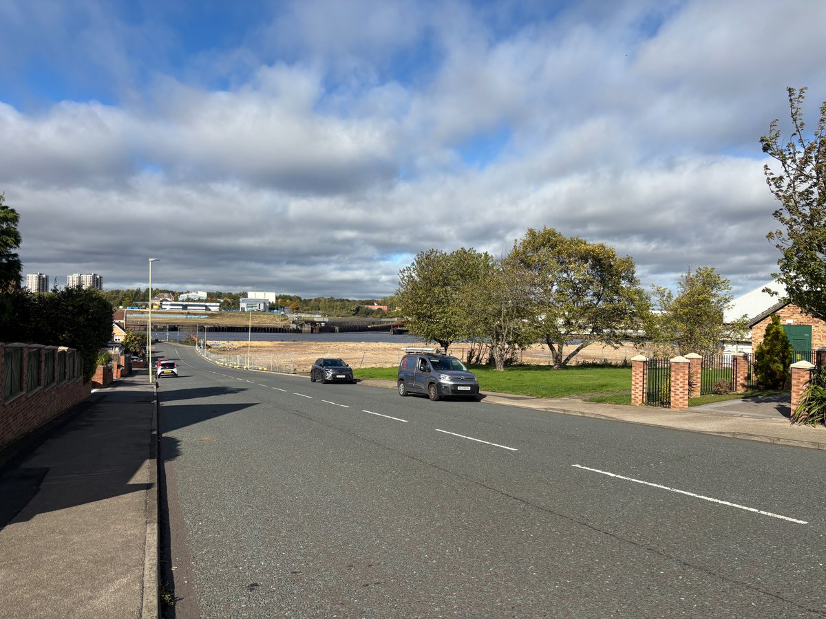 Another name from Tyneside's rich industrial heritage has disappeared. Same location, one photo taken a few months ago, one taken yesterday. I just hope the street names on the new housing estate will somehow reflect the site's history. <a href="/neheritagelib/">North East Heritage Library</a> <a href="/NorthEastTweets/">North East Tweets</a>