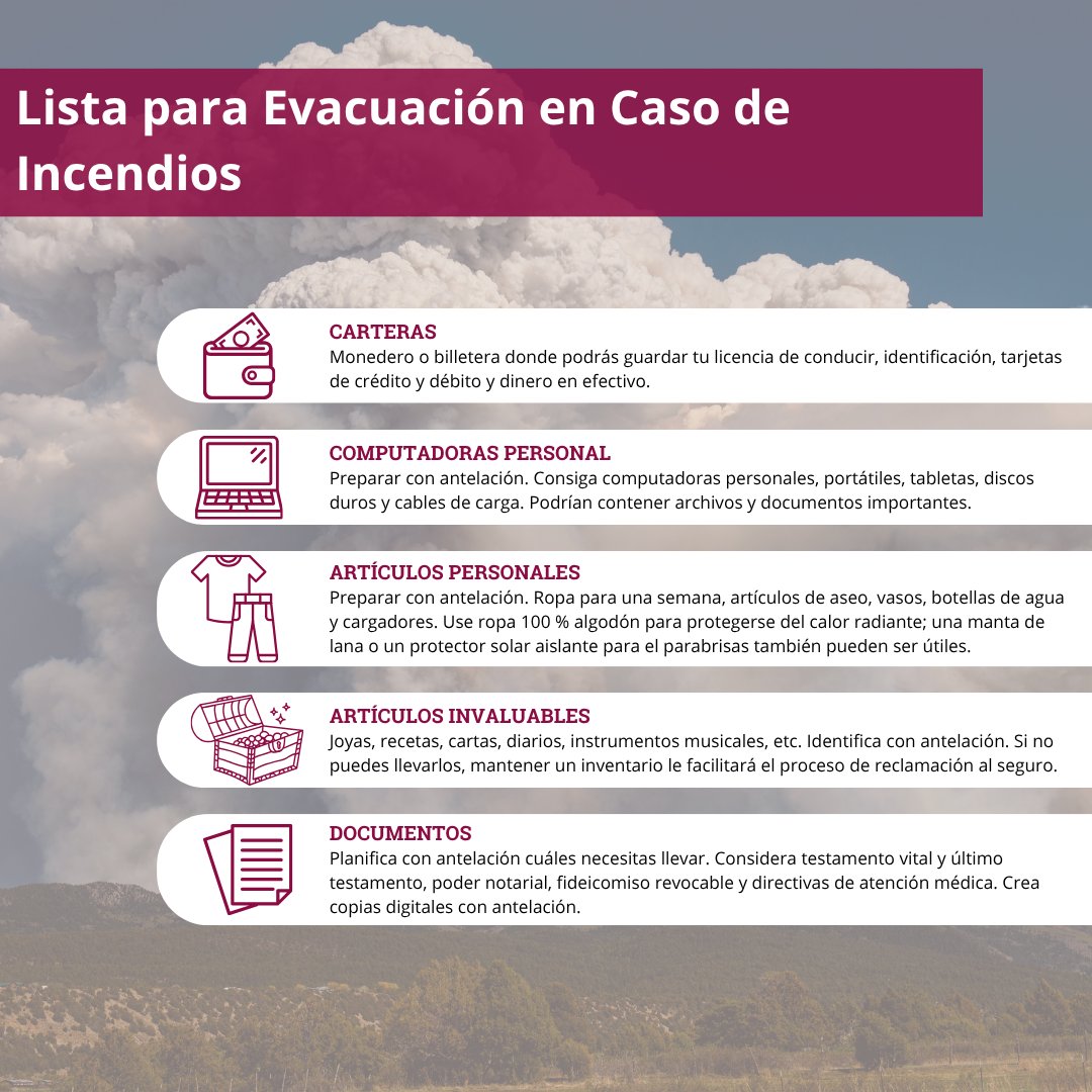 NMExtensionPubs's tweet image. Del 5 al 11 de octubre es la Semana Nacional de Prevención de Incendios. Aprenda qué necesita para prepararse en caso de incendio forestal con esta publicación de #NMSUExtension: bit.ly/46QvMak

#SemanaDePrevenciónDeIncendios #IncendiosForestales #AgEsAmérica