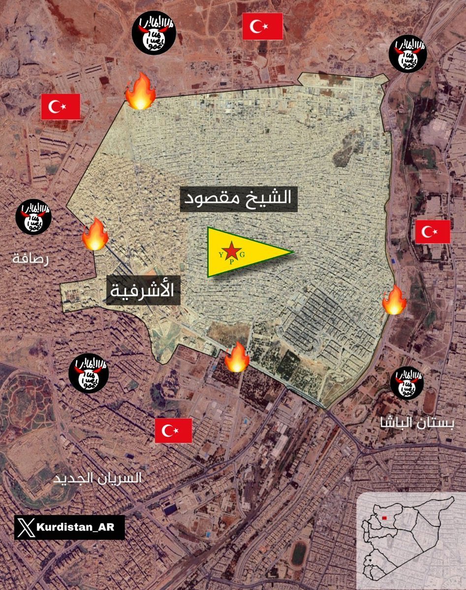 YoungStruggleEU's tweet image. Heavy clashes betwen #YPG and the HTS broke out in Aleppo.

The kurdish people have taken the streets against the islamist regime of Jolani!

We must grow the international solidarity with #Rojava! 
Defend Rojava!
Long live international solidarity!