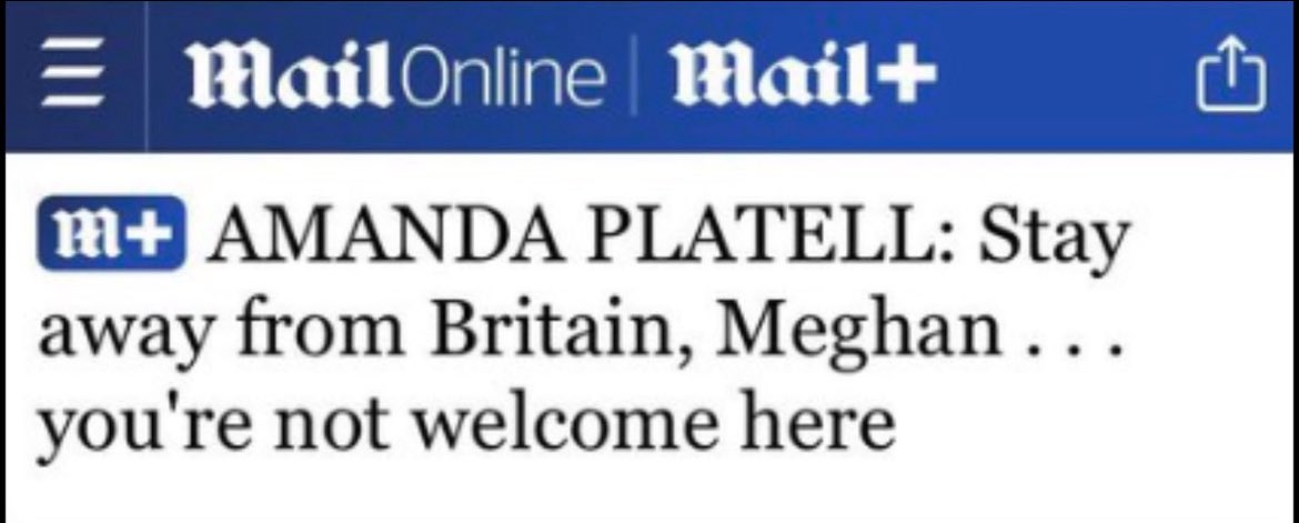 SussexHenryVIII's tweet photo. We aren’t over exaggerating when we say the British press literally told Meghan Markle to stay away. 

Why are they crying now? https://t.co/GNXS1ymaW3