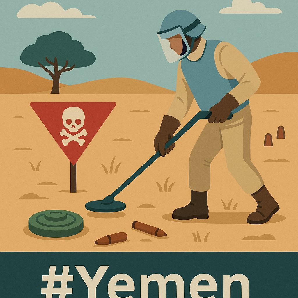 Through @KSrelief, the #Masam Project has cleared over 1,100 explosive devices in Yemen this September 
 saving lives, restoring security.