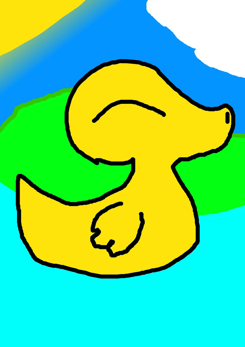 I tried drawing with a mouse for the first time