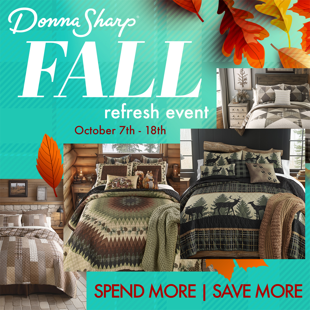 DonnaSharpQuilt's tweet photo. No Code needed. Spend more save more wit $100 order minimum at https://t.co/Lvj8NhcBs1. Find beautiful bedding and home accessories for the best prices of the season at https://t.co/Lvj8NhcBs1. https://t.co/I6vzhxu1FV