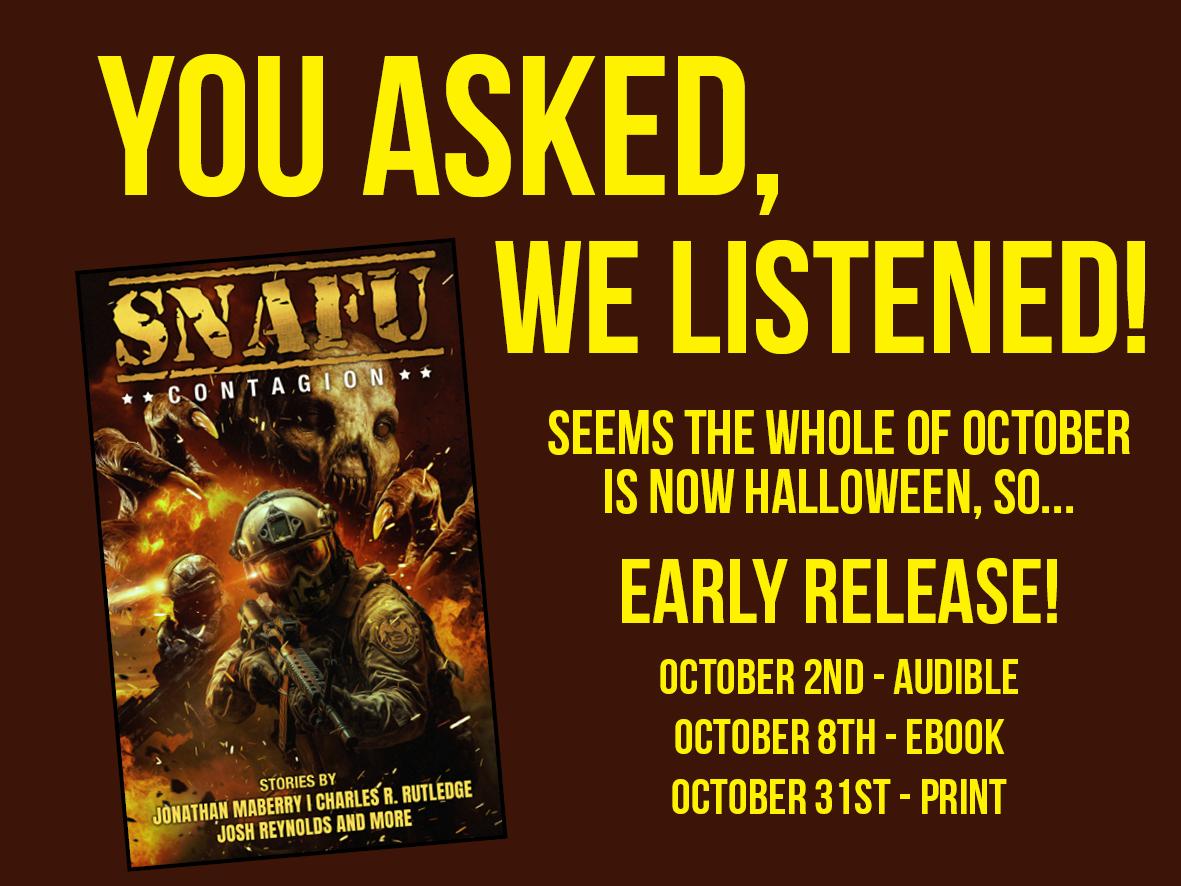 Boom! Early release for Ebook and Audio! Features a new Sir Gawain story, "Plague Pit".