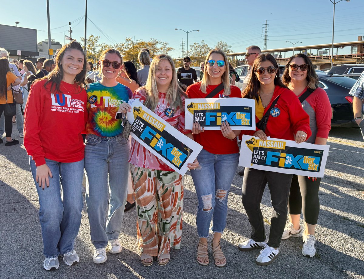 <a href="/theLUT/">Levittown Teachers</a> came out in big numbers for the Long Island #FixTier6 rallies! <a href="/nysut/">NYSUT</a> <a href="/Nysutnro/">NYSUT Nassau RO</a> fixtier6.org