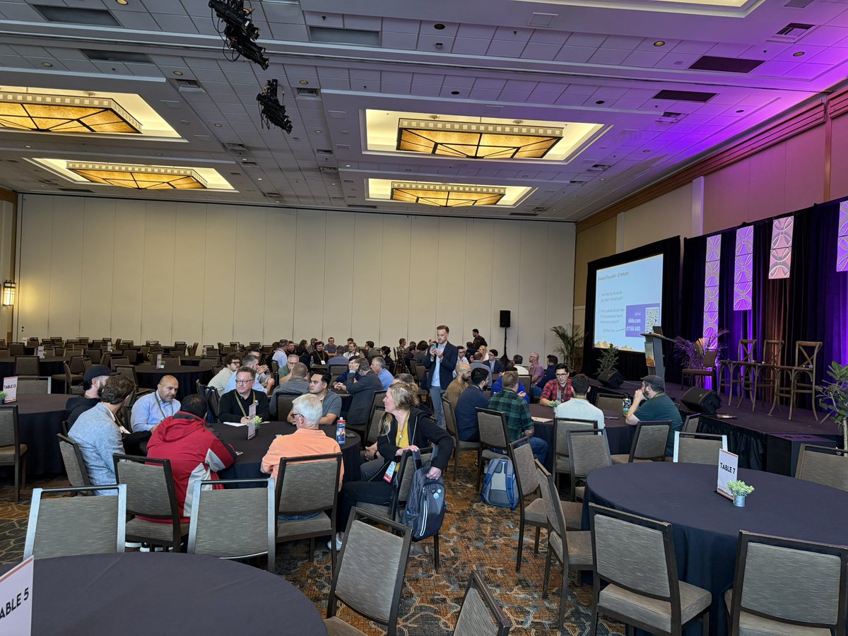 NexusLabsPro's tweet image. Building owner meetups are happening. Question 1: what “Maturity Moves” did you make in the last year! Intriguing! #NexusCon