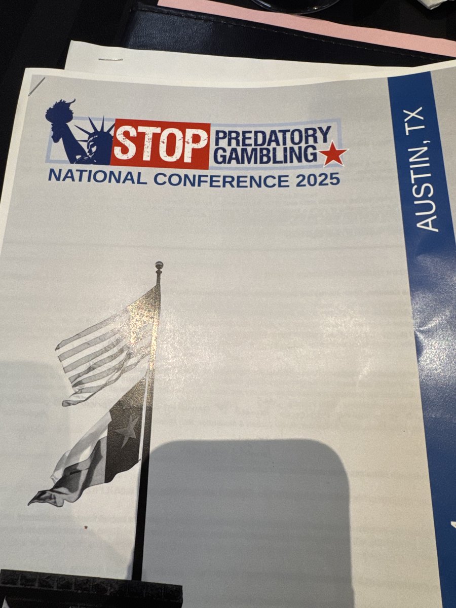 SPGambling's tweet photo. We had an incredible time hosting the #StopPredatoryGambling national conference in #AustinTexas this weekend with some of the sharpest minds in the world dedicated to protecting Americans from the gambling industry's greedy push to access our livelihoods &amp; harm our health. https://t.co/BGRe9xVl1U