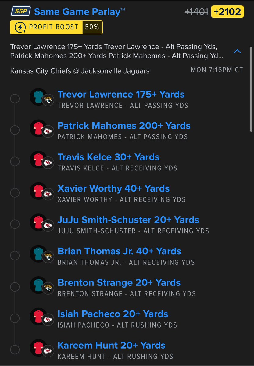 DonnyAnalysis's tweet image. MNF ✅ Chiefs spread the ball better than any team in the NFL let’s watch them do it again ✅

#mnf #picks #parley